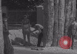 Image of Avranches France men remove roadblocks WW2 Avranches France, 1944, second 16 stock footage video 65675079345