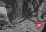 Image of Avranches France men remove roadblocks WW2 Avranches France, 1944, second 26 stock footage video 65675079345