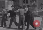 Image of Avranches France men remove roadblocks WW2 Avranches France, 1944, second 32 stock footage video 65675079345