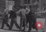 Image of Avranches France men remove roadblocks WW2 Avranches France, 1944, second 33 stock footage video 65675079345