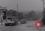 Image of Army enters Avranches WW2 Avranches France, 1944, second 9 stock footage video 65675079347