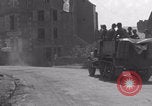 Image of Army enters Avranches WW2 Avranches France, 1944, second 30 stock footage video 65675079347