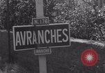 Image of Army enters Avranches WW2 Avranches France, 1944, second 34 stock footage video 65675079347