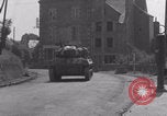 Image of Army enters Avranches WW2 Avranches France, 1944, second 40 stock footage video 65675079347