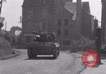 Image of Army enters Avranches WW2 Avranches France, 1944, second 48 stock footage video 65675079347