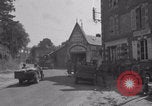 Image of Army enters Avranches WW2 Avranches France, 1944, second 56 stock footage video 65675079347