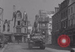 Image of French welcome liberators WW2 Avranches France, 1944, second 9 stock footage video 65675079348