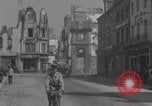 Image of French welcome liberators WW2 Avranches France, 1944, second 20 stock footage video 65675079348
