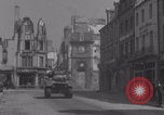 Image of French welcome liberators WW2 Avranches France, 1944, second 27 stock footage video 65675079348