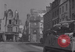 Image of French welcome liberators WW2 Avranches France, 1944, second 36 stock footage video 65675079348