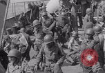 Image of sailing Free French celebrate sighting France WW2 France, 1944, second 15 stock footage video 65675079351