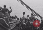 Image of sailing Free French celebrate sighting France WW2 France, 1944, second 24 stock footage video 65675079351
