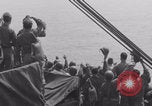 Image of sailing Free French celebrate sighting France WW2 France, 1944, second 29 stock footage video 65675079351
