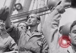 Image of sailing Free French celebrate sighting France WW2 France, 1944, second 32 stock footage video 65675079351