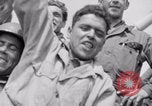 Image of sailing Free French celebrate sighting France WW2 France, 1944, second 39 stock footage video 65675079351