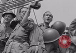 Image of sailing Free French celebrate sighting France WW2 France, 1944, second 42 stock footage video 65675079351