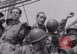 Image of sailing Free French celebrate sighting France WW2 France, 1944, second 43 stock footage video 65675079351