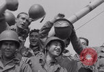 Image of sailing Free French celebrate sighting France WW2 France, 1944, second 45 stock footage video 65675079351