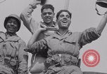Image of sailing Free French celebrate sighting France WW2 France, 1944, second 51 stock footage video 65675079351