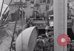 Image of truck lifted to landing craft WW2 France, 1944, second 19 stock footage video 65675079352