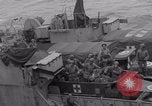 Image of landing craft departure WW2 France, 1944, second 35 stock footage video 65675079353
