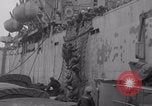 Image of Free French depart landing craft to Cherbourg France, 1944, second 16 stock footage video 65675079354