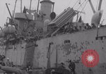 Image of Free French depart landing craft to Cherbourg France, 1944, second 22 stock footage video 65675079354