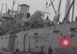 Image of Free French depart landing craft to Cherbourg France, 1944, second 26 stock footage video 65675079354