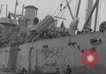Image of Free French depart landing craft to Cherbourg France, 1944, second 27 stock footage video 65675079354