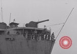 Image of Free French depart landing craft to Cherbourg France, 1944, second 28 stock footage video 65675079354