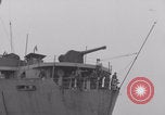 Image of Free French depart landing craft to Cherbourg France, 1944, second 29 stock footage video 65675079354