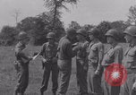 Image of General Manton S Eddy awards medals WW2 Marigny France, 1944, second 20 stock footage video 65675079355