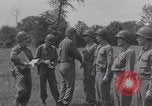 Image of General Manton S Eddy awards medals WW2 Marigny France, 1944, second 25 stock footage video 65675079355