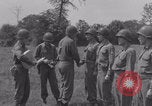 Image of General Manton S Eddy awards medals WW2 Marigny France, 1944, second 26 stock footage video 65675079355