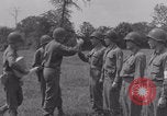 Image of General Manton S Eddy awards medals WW2 Marigny France, 1944, second 27 stock footage video 65675079355