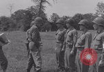 Image of General Manton S Eddy awards medals WW2 Marigny France, 1944, second 28 stock footage video 65675079355