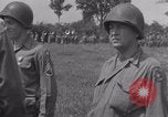 Image of General Manton S Eddy awards medals WW2 Marigny France, 1944, second 30 stock footage video 65675079355