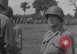 Image of General Manton S Eddy awards medals WW2 Marigny France, 1944, second 31 stock footage video 65675079355