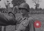 Image of General Manton S Eddy awards medals WW2 Marigny France, 1944, second 43 stock footage video 65675079355