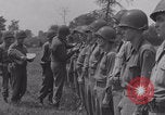 Image of General Manton S Eddy awards medals WW2 Marigny France, 1944, second 47 stock footage video 65675079355
