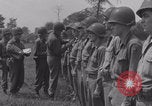 Image of General Manton S Eddy awards medals WW2 Marigny France, 1944, second 48 stock footage video 65675079355
