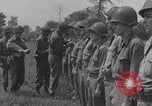 Image of General Manton S Eddy awards medals WW2 Marigny France, 1944, second 50 stock footage video 65675079355