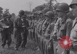 Image of General Manton S Eddy awards medals WW2 Marigny France, 1944, second 56 stock footage video 65675079355