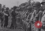 Image of General Manton S Eddy awards medals WW2 Marigny France, 1944, second 57 stock footage video 65675079355