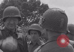 Image of General Manton S Eddy awards medals WW2 Marigny France, 1944, second 60 stock footage video 65675079355