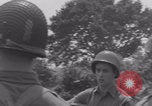 Image of General Manton S Eddy awards medals WW2 Marigny France, 1944, second 61 stock footage video 65675079355