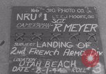 Image of Utah Beach landing Free French assemble Normandy France, 1944, second 3 stock footage video 65675079359