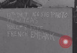 Image of Free French soldiers with civilians Normandy Foucarville France, 1944, second 5 stock footage video 65675079361