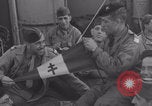 Image of Free French soldiers with civilians Normandy Foucarville France, 1944, second 8 stock footage video 65675079361