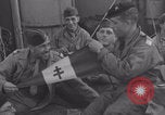 Image of Free French soldiers with civilians Normandy Foucarville France, 1944, second 9 stock footage video 65675079361